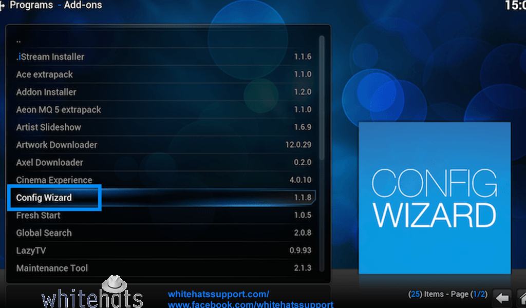 Config Wizar or Addon Installer-Smart TV Support-WhitehatsSupport