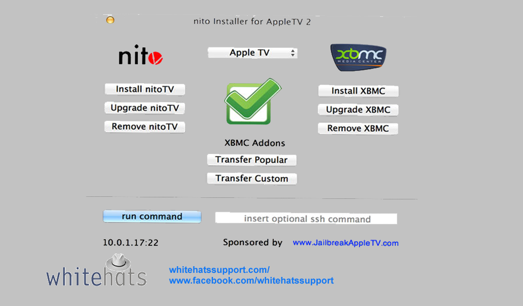 send nito installer apple tv 2