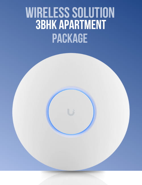 Highspeed Wireless Solutions for 3BHK by Whitehats