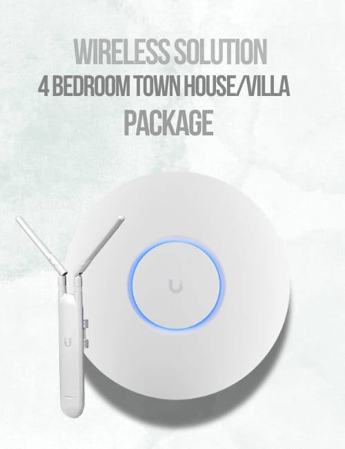 Wireless Solution for 4 Bedroom Town House / Villa