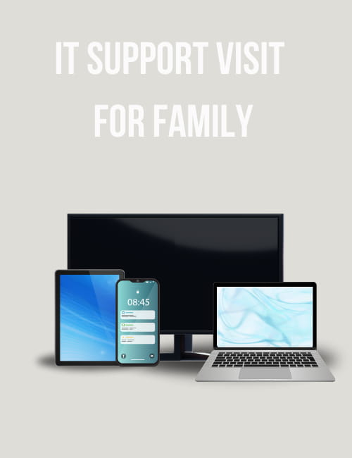 Professional IT Support visit for Family