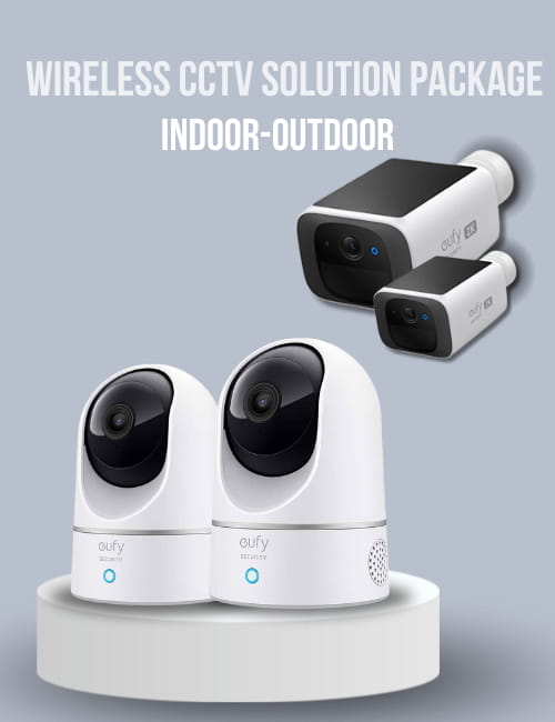 CCTV solution for Indoor+Outdoor