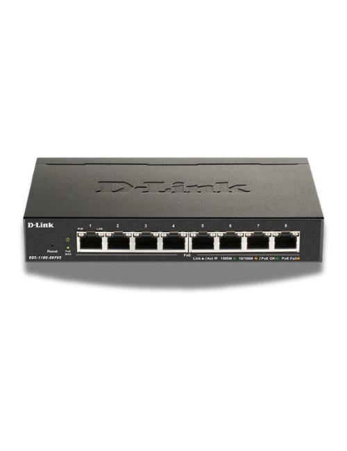 D-Link 8-Port Giabit POE Switch (DGS-1100-08P)