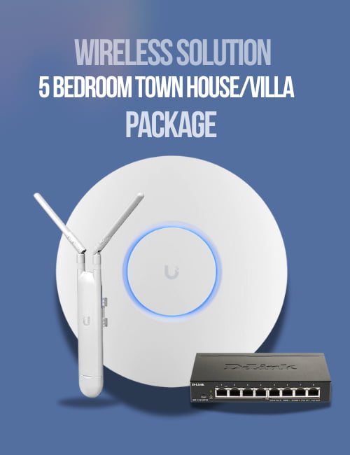 Wireless Solutions for 5 bedroom villa